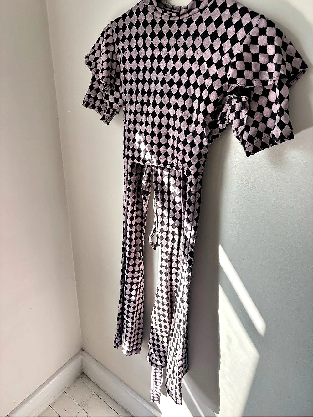 Two-Piece Pink & Black Set (Made In Canada)